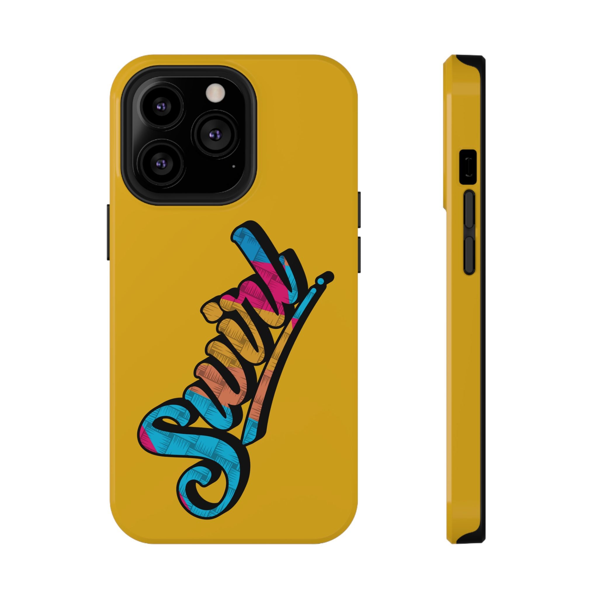 Dual-Layer Phone Case - Yellow