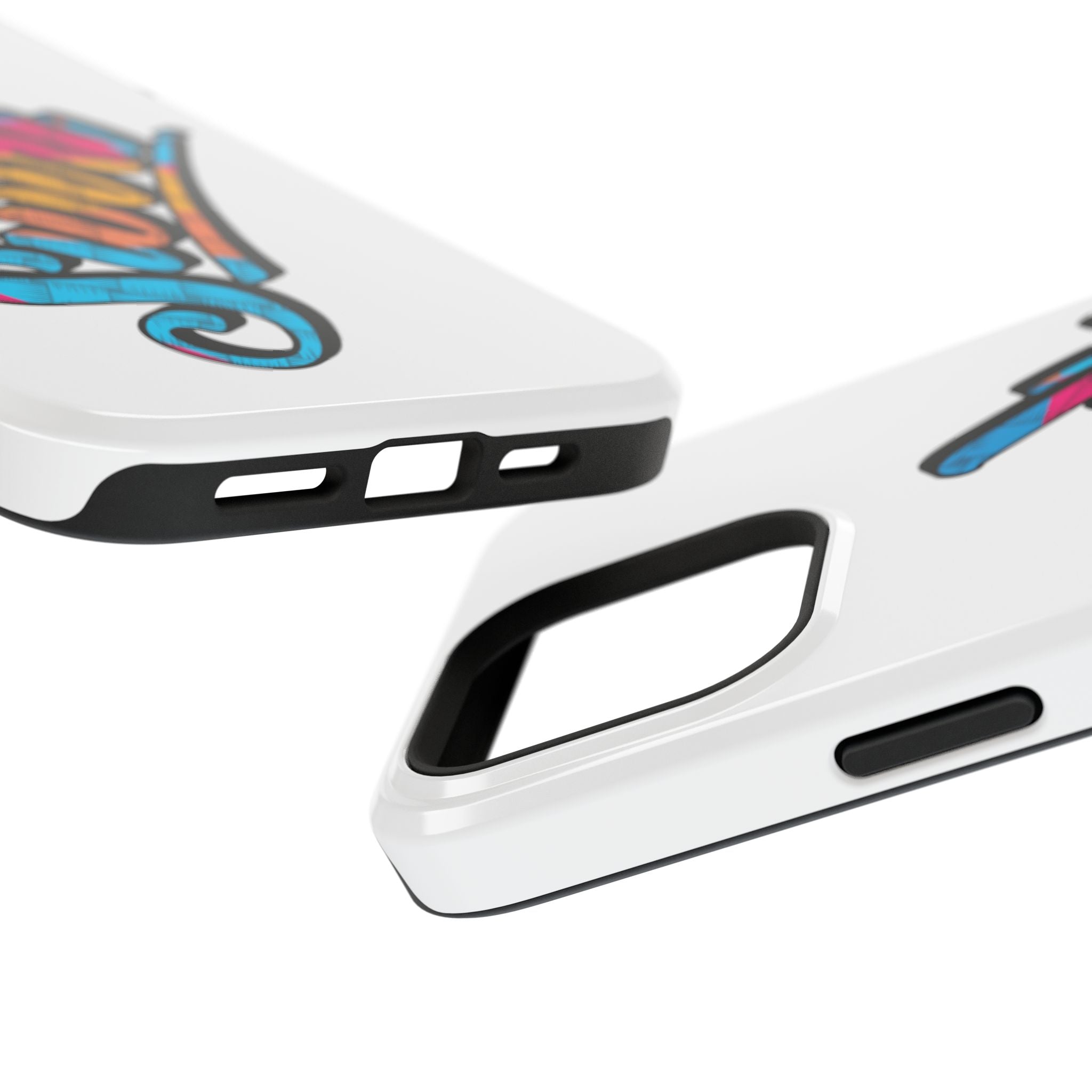 Dual-Layer Phone Case - White