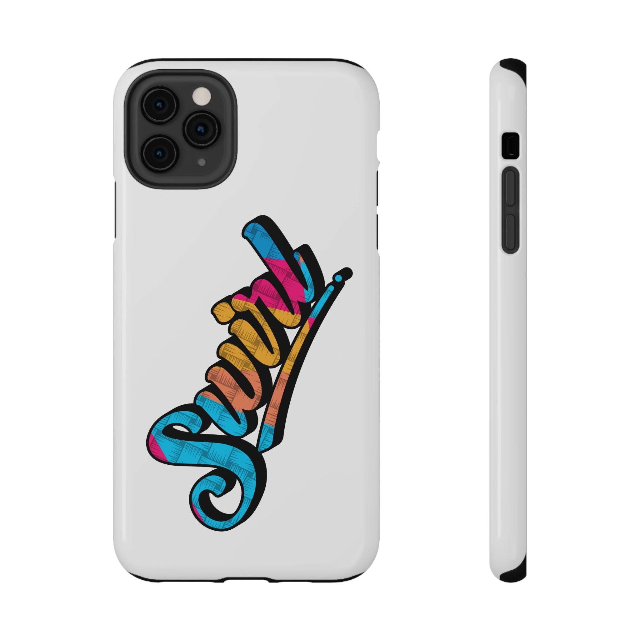 Dual-Layer Phone Case - White