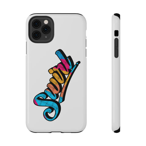 Dual-Layer Phone Case - White