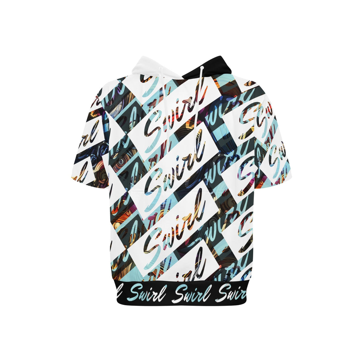 Men's Short Sleeve Fleece Hoodie