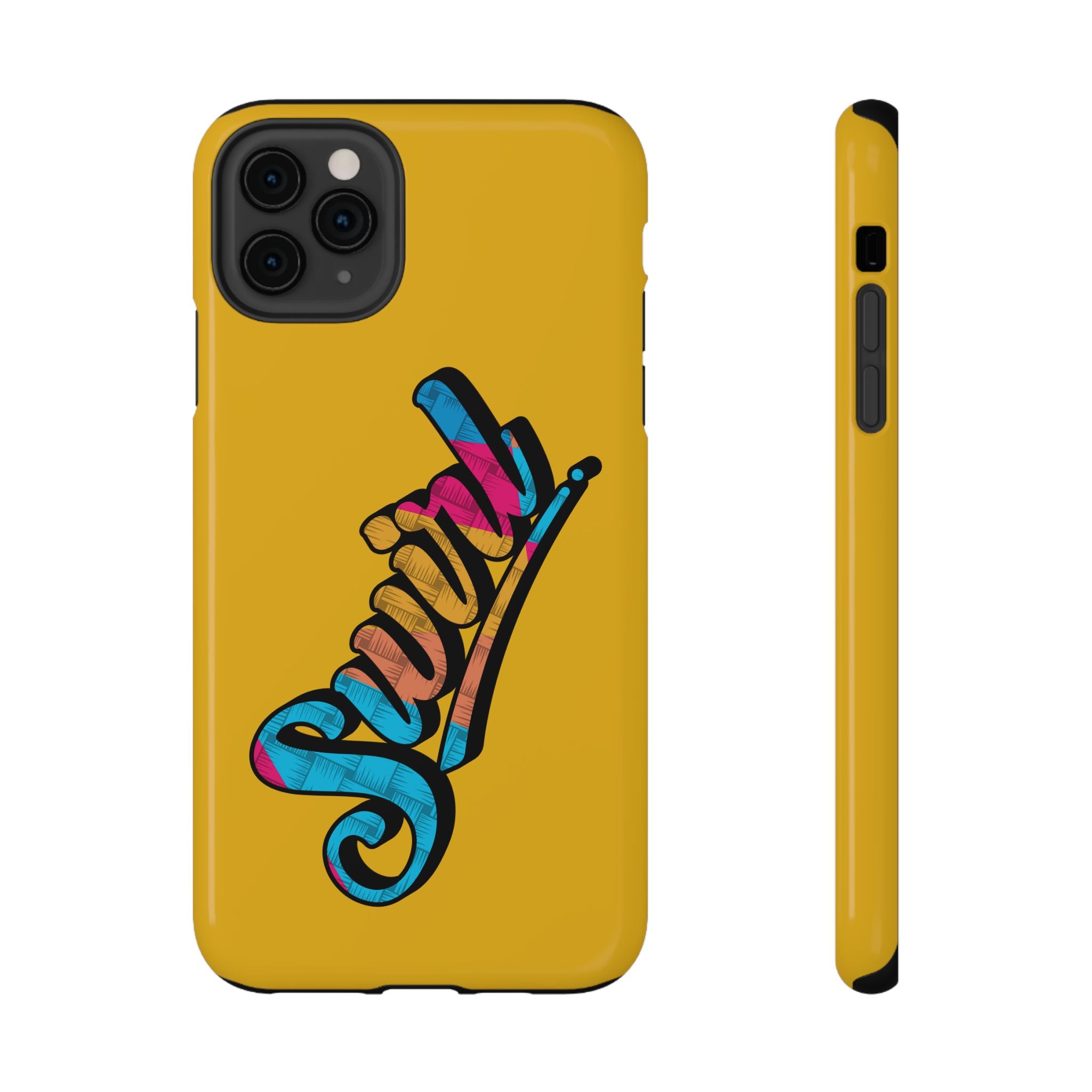Dual-Layer Phone Case - Yellow