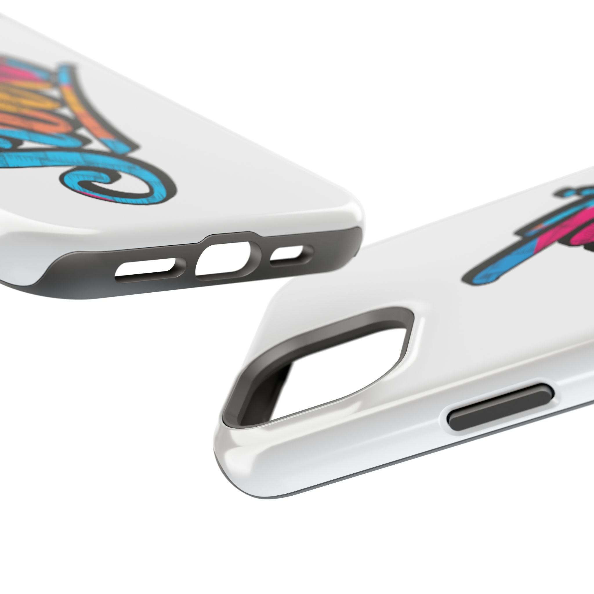 Dual-Layer Phone Case - White