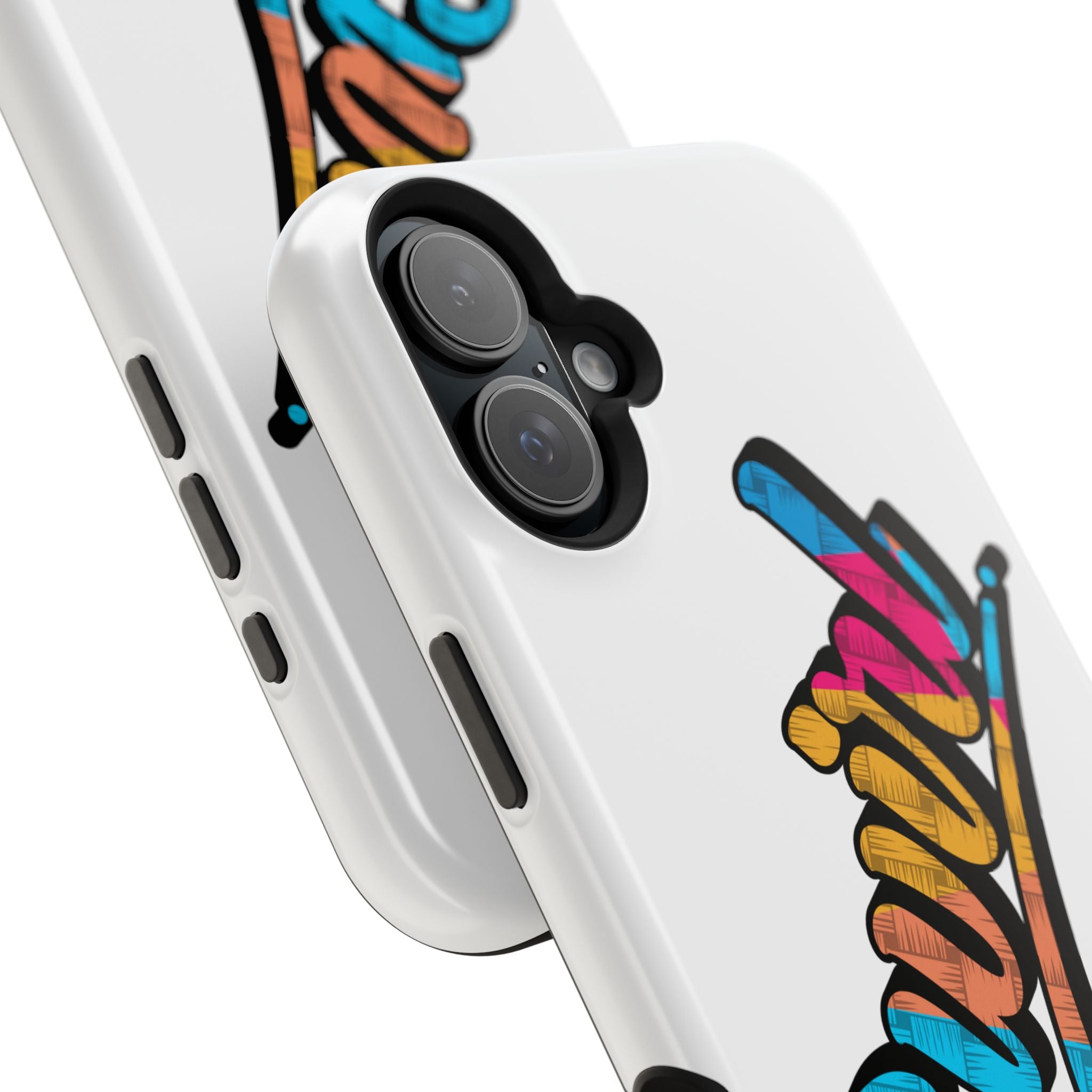Dual-Layer Phone Case - White