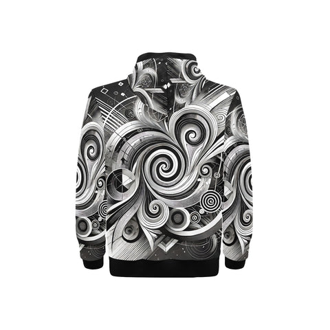 Men's High Neck Pullover Hoodie