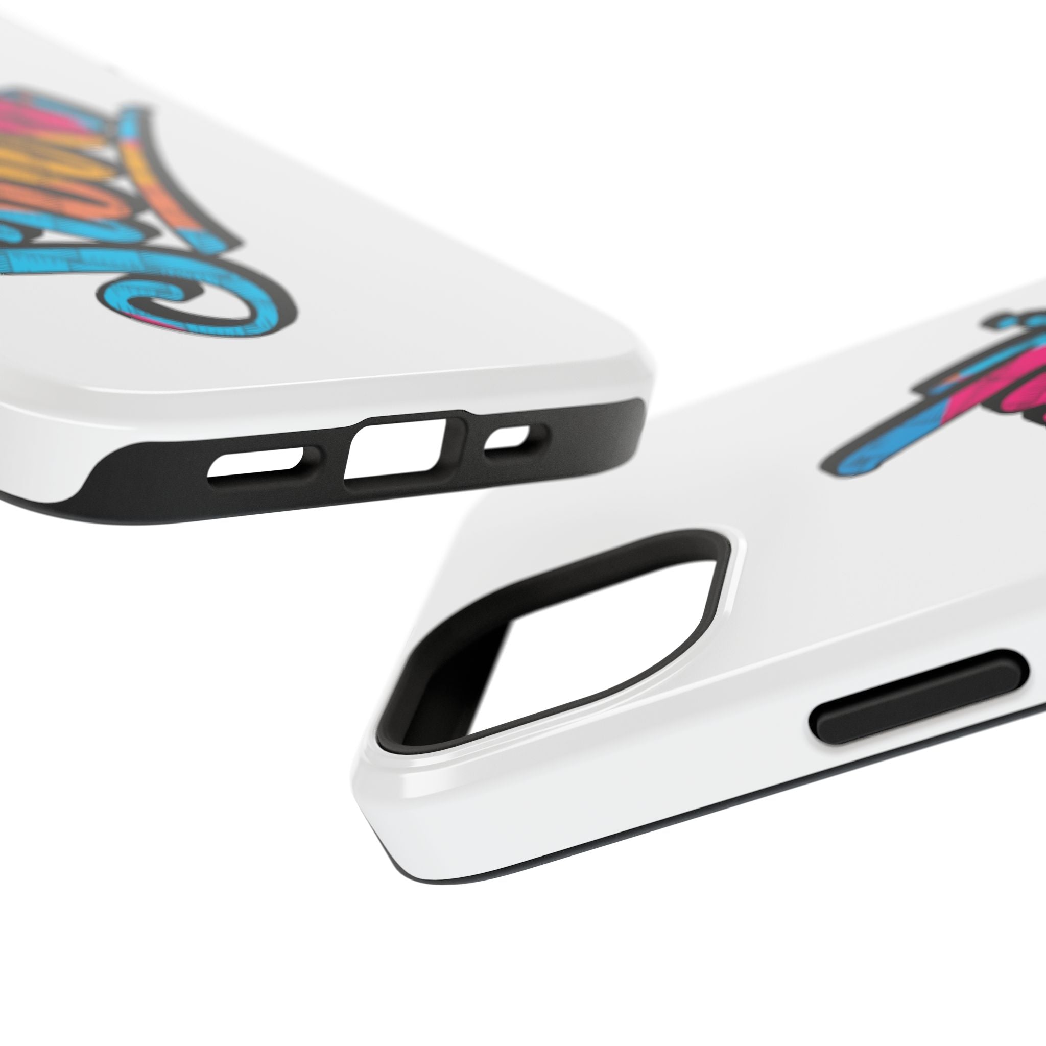 Dual-Layer Phone Case - White