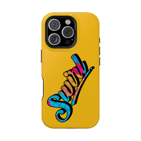 Dual-Layer Phone Case - Yellow