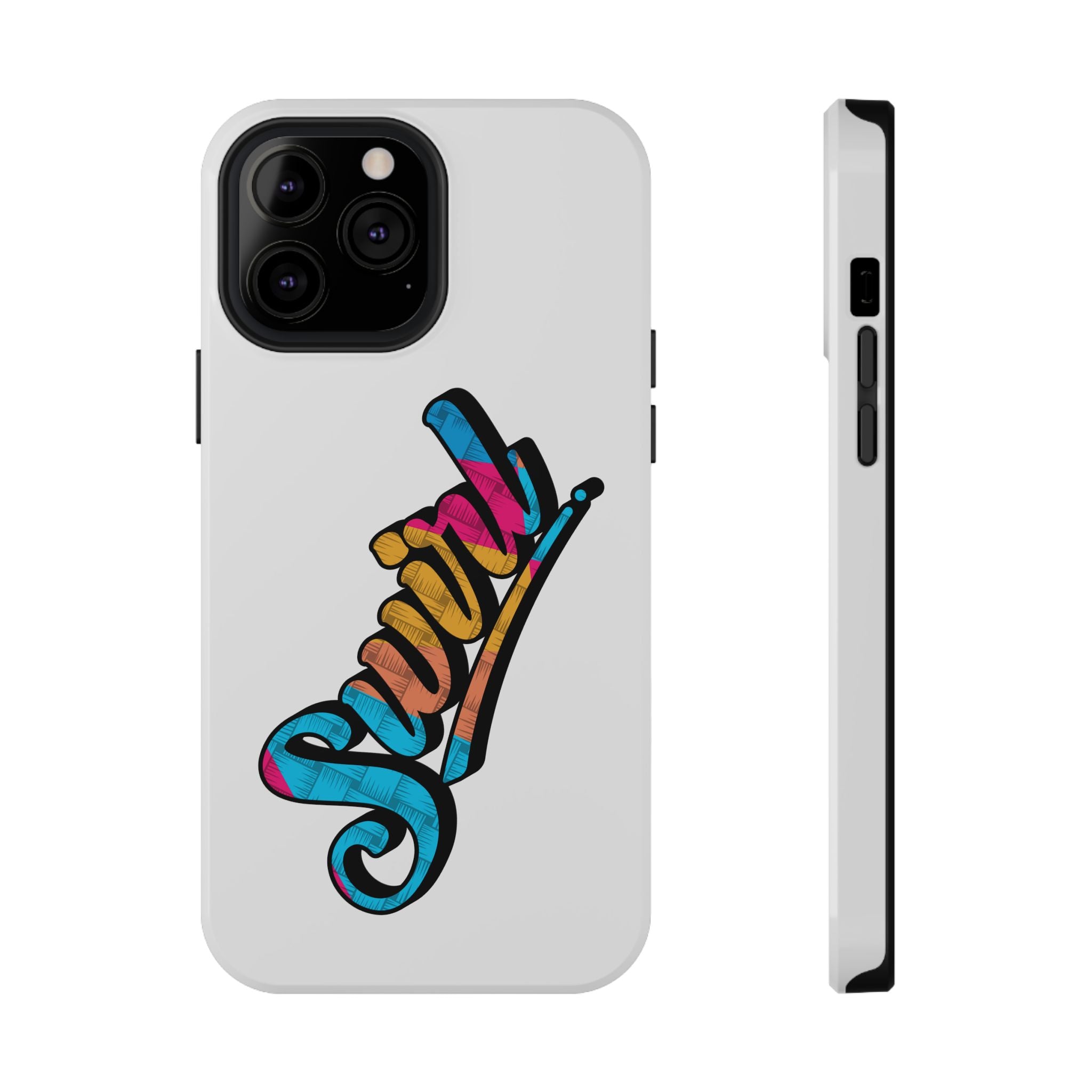 Dual-Layer Phone Case - White