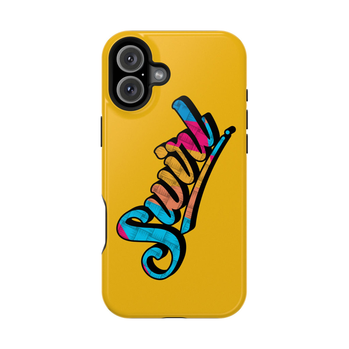 Dual-Layer Phone Case - Yellow