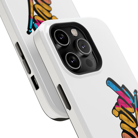 Dual-Layer Phone Case - White