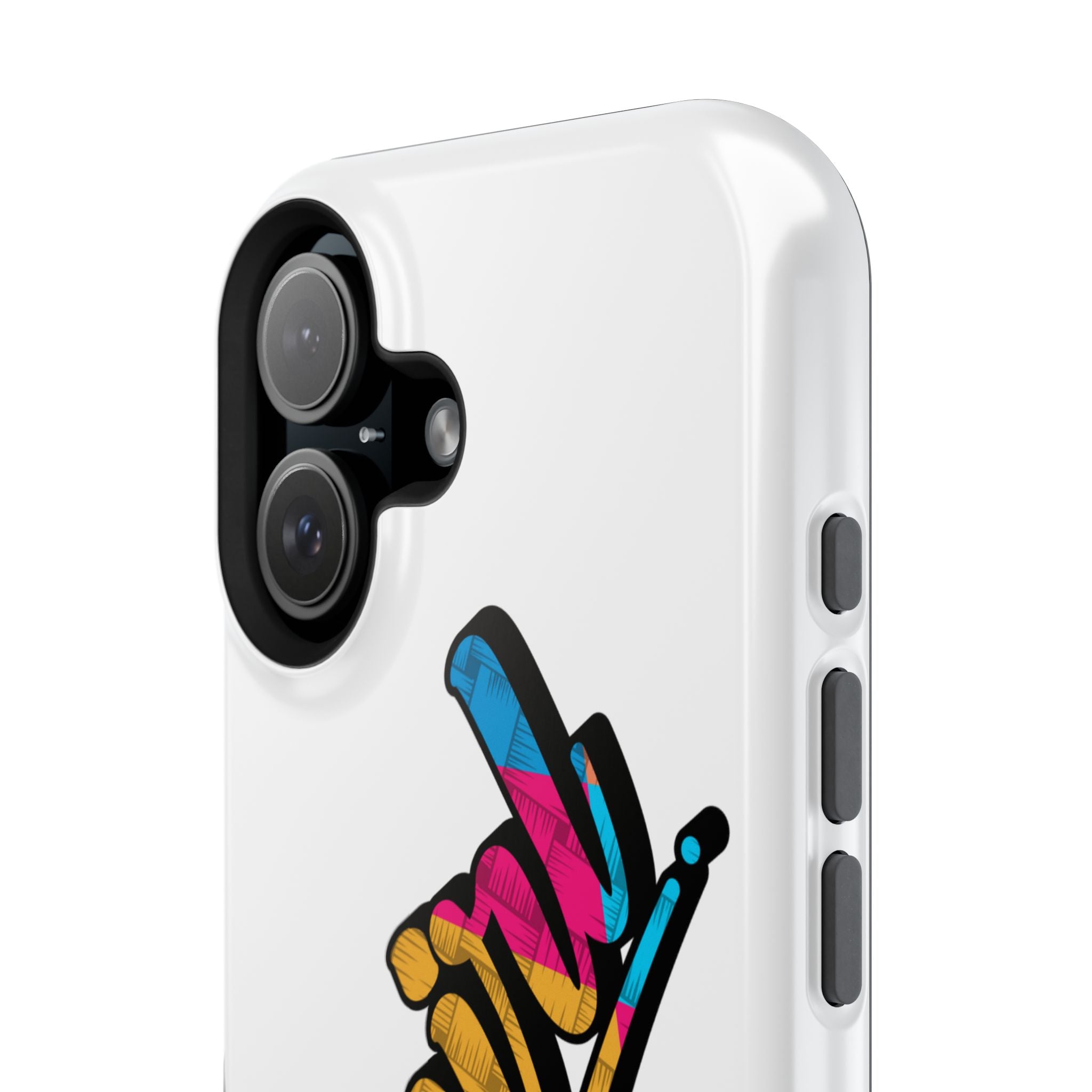 Dual-Layer Phone Case - White