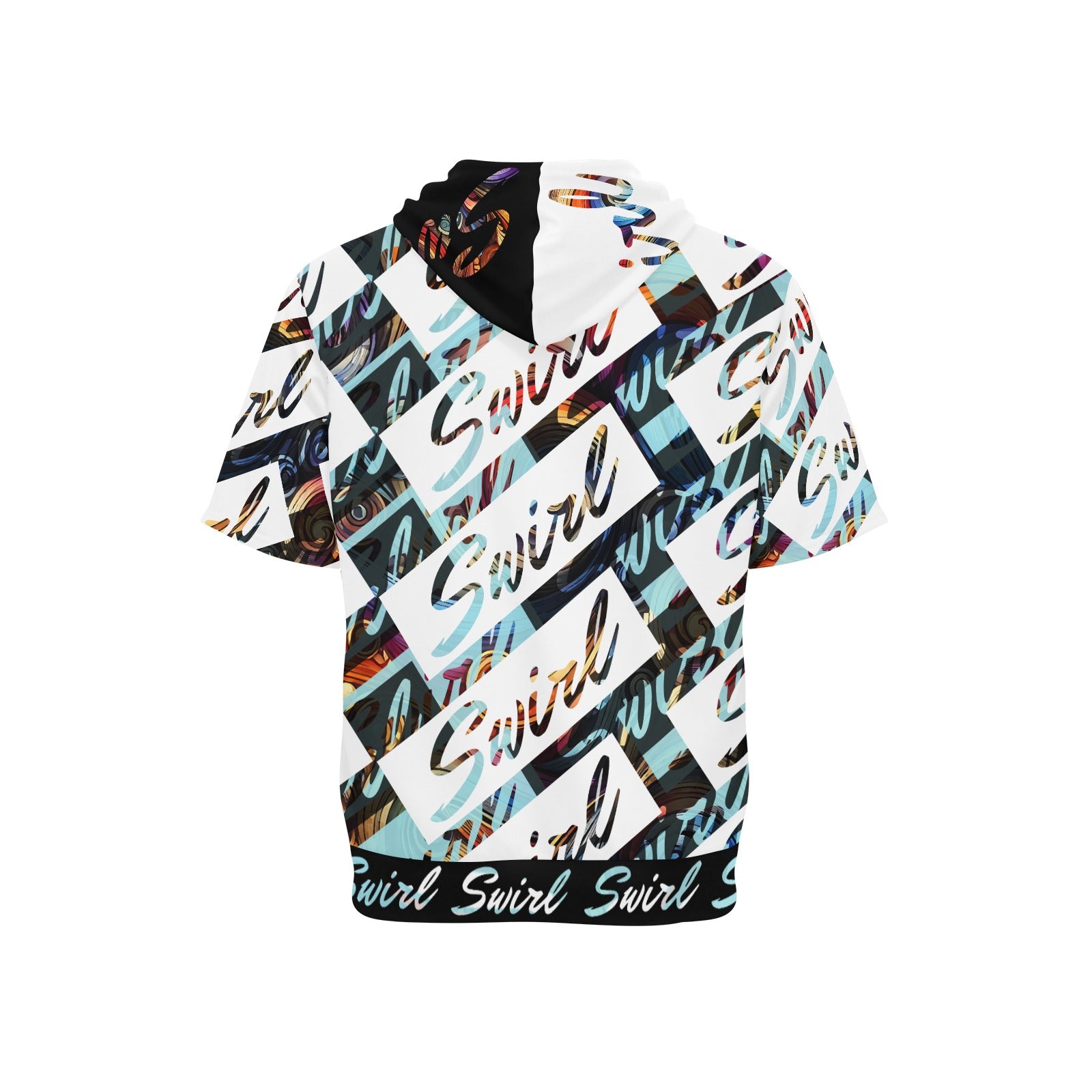Men's Short Sleeve Fleece Hoodie