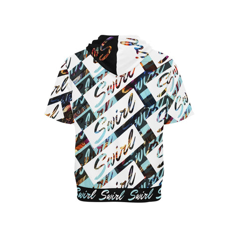 Men's Short Sleeve Fleece Hoodie