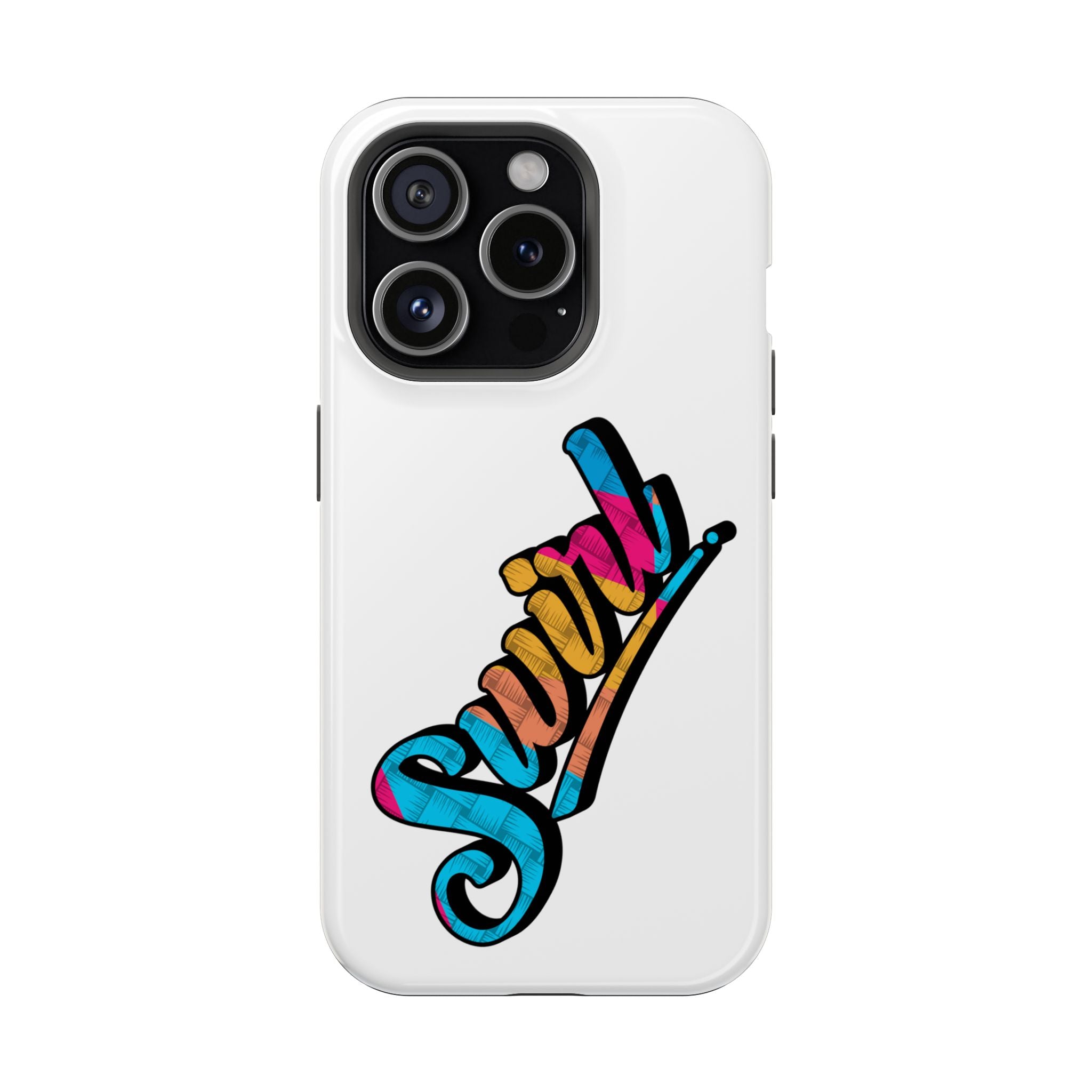 Dual-Layer Phone Case - White