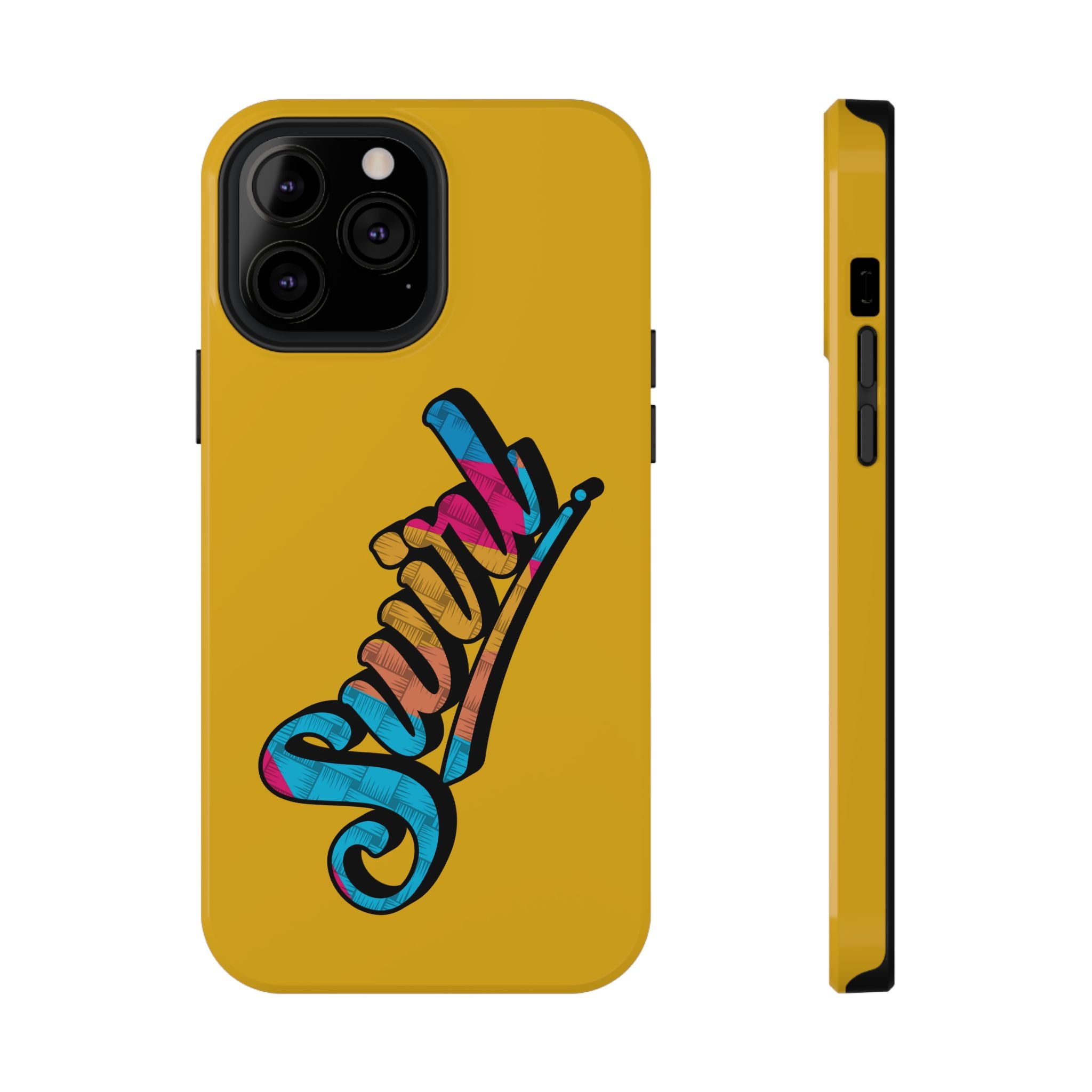 Dual-Layer Phone Case - Yellow