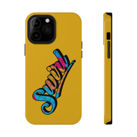 Dual-Layer Phone Case - Yellow