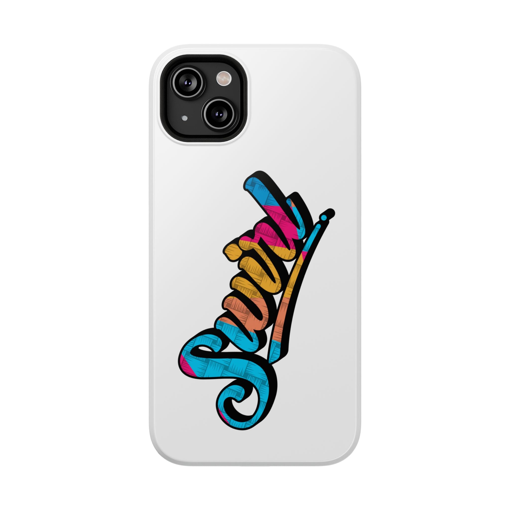 Dual-Layer Phone Case - White