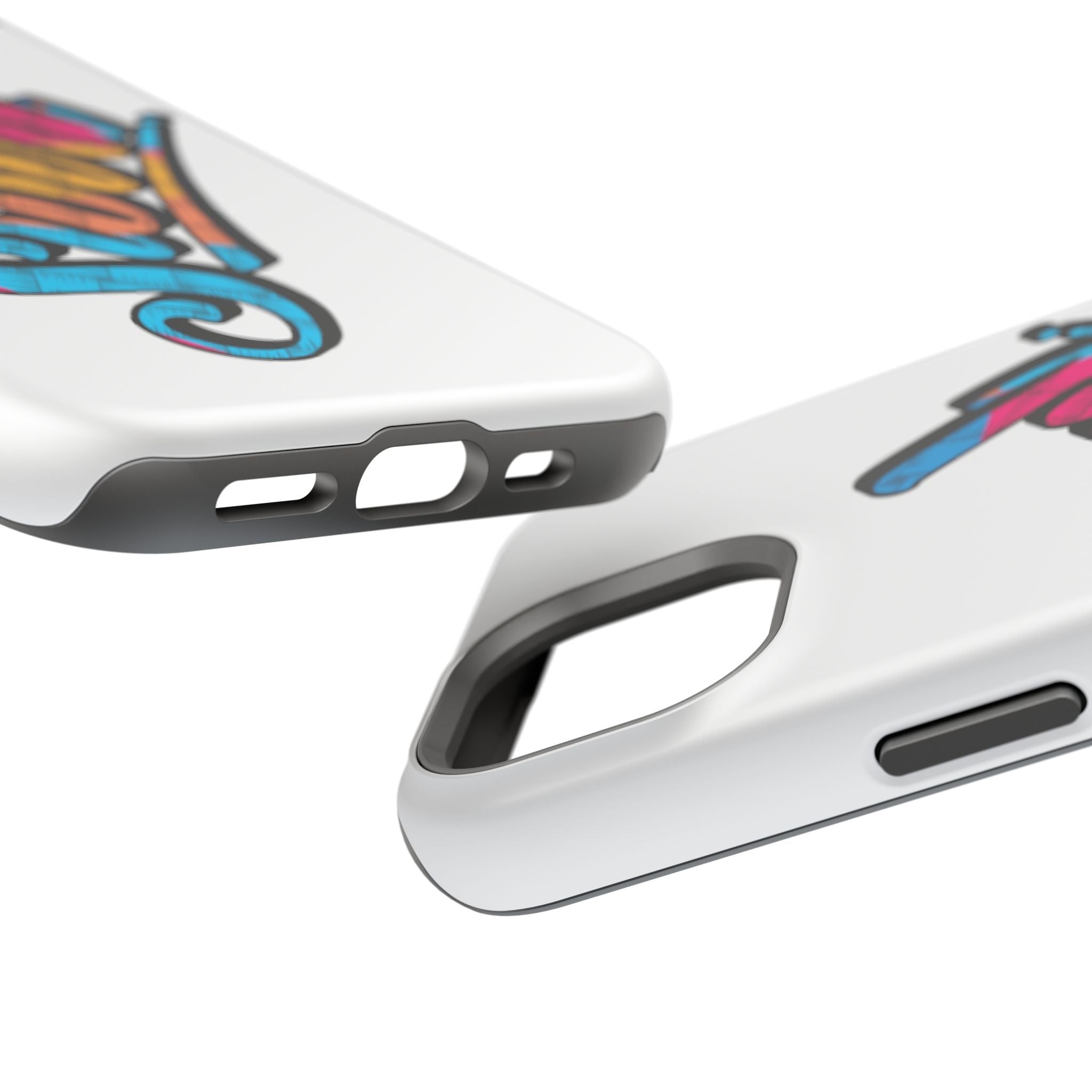Dual-Layer Phone Case - White