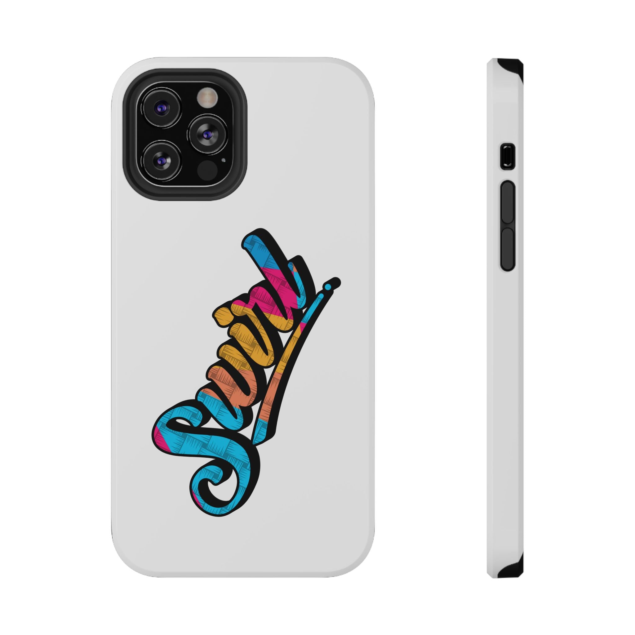 Dual-Layer Phone Case - White