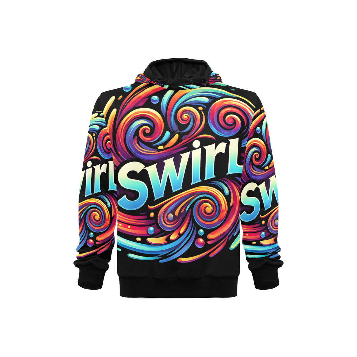 Men's High Neck Pullover Hoodie