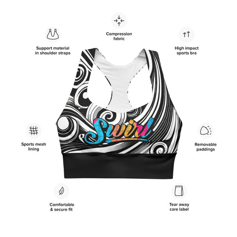 Women's Longline Sports Bra