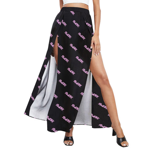 Women's High Slit Long Beach Dress